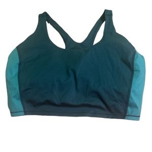 All in motion blue sports bra